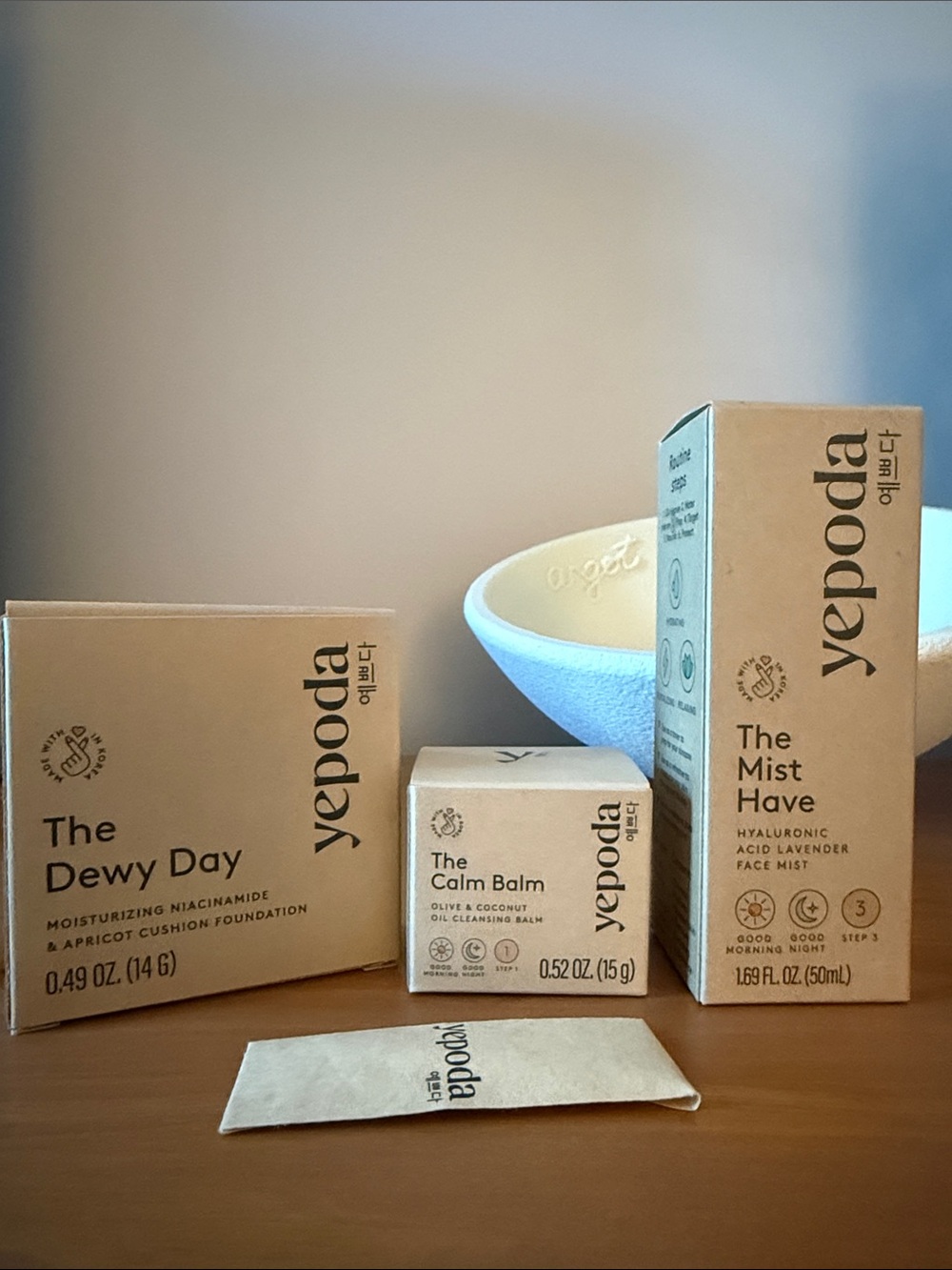 YEPODA 4 pc BUNDLE The Dewy Day N4W, Calm Balm, The Mist Have